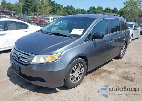 2011 Honda Odyssey Ex-L из США, поврежденный, VIN 5FNRL5H6XBB101748